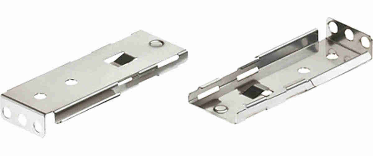 Philips InteGrade mounting clip shelf arm v2, seitliche Montage an Metallhalterung