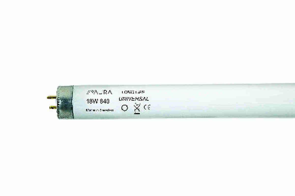 Aura Long Life Leuchtstofflampe T8 UNIVERSAL 18 Watt 827